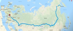 Cesta Slovensko - Rusko Magadan