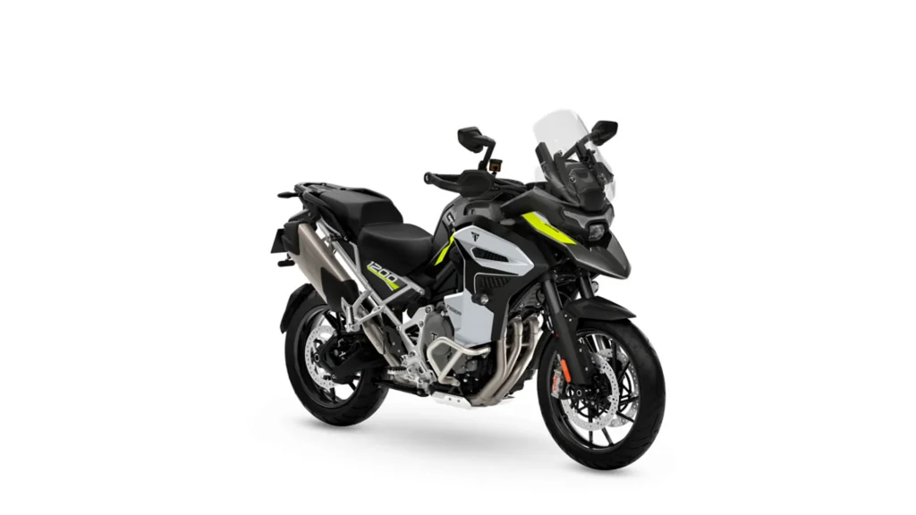 Triumph Tiger 1200 2027 čierna verzia predoboku z pravej strany