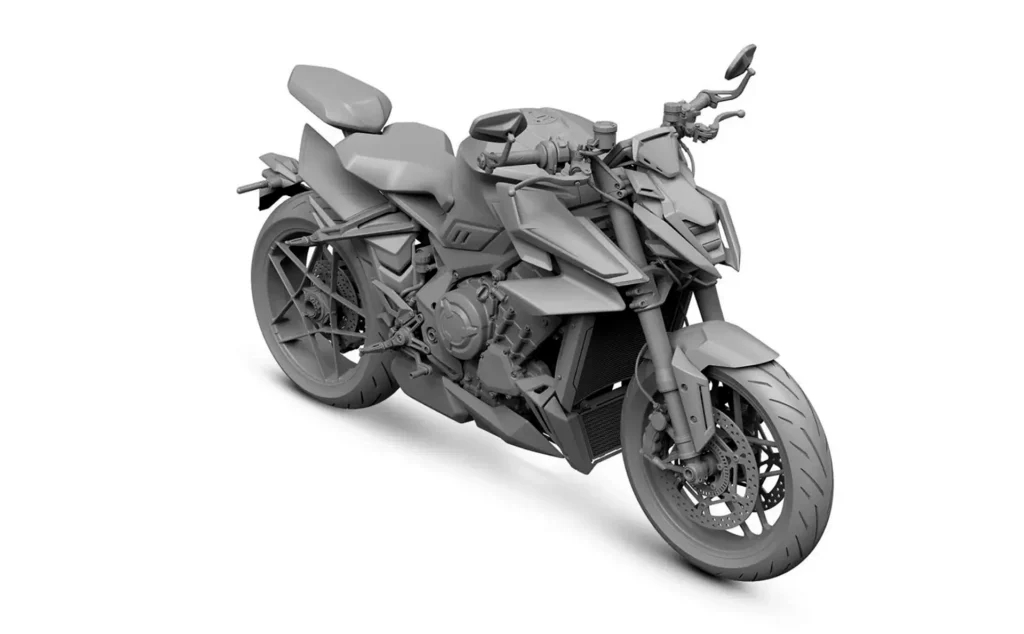 Zontes ZT903-R patentový nákres predný pohľad